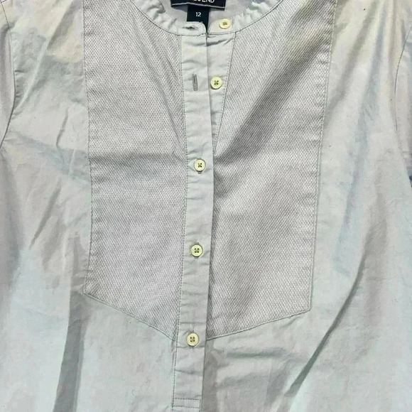 Lands' End Light Blue Button Down Shirt - Picture 3 of 4